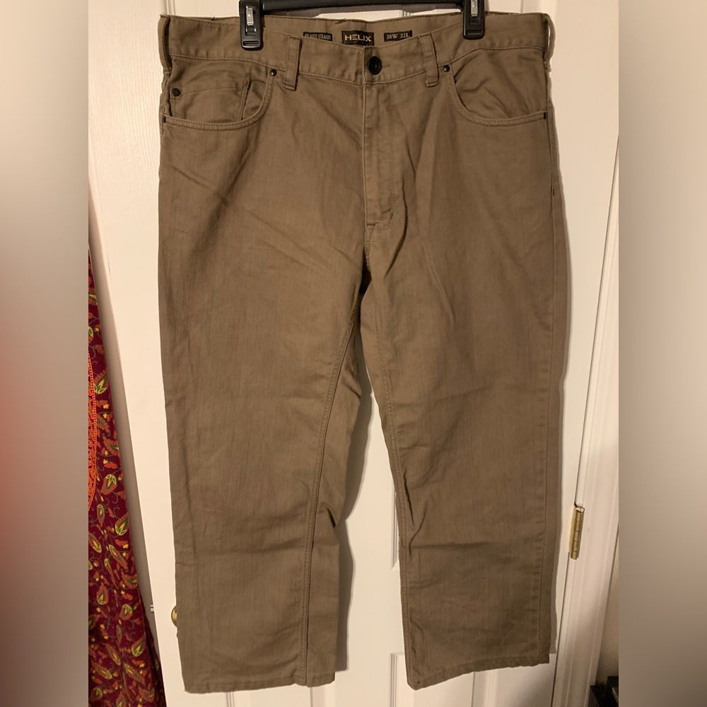 Helix Brown Relaxed Fit Pants